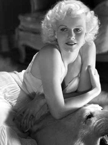 Jean Harlow and the Bear Skin Rug for Vanity Fair Lighting Diagram