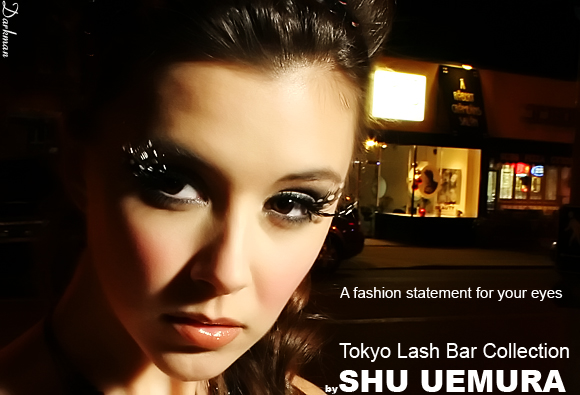 Shu Uemura Eyelash Ad - Close up shot with the Photoflex